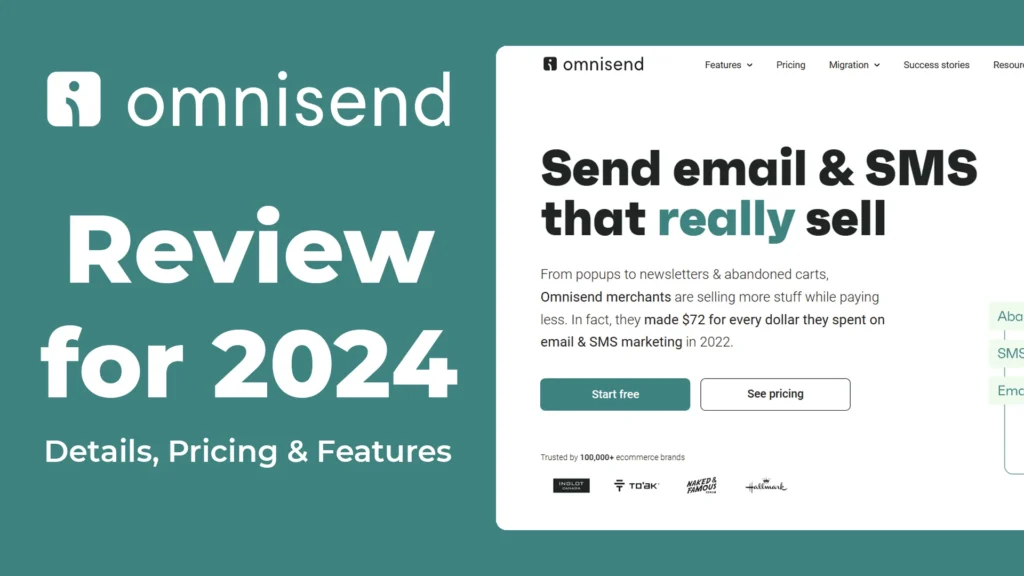 omnisend review 2024 - ratings - pricing - pros - cons - features