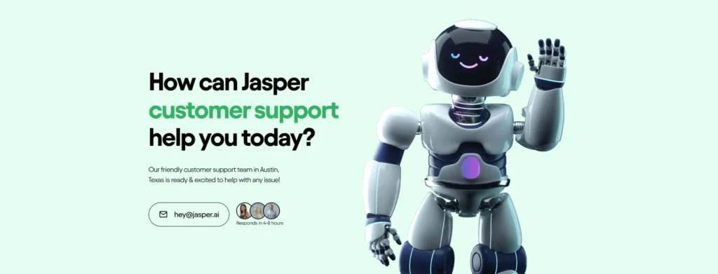 jasper ai customer support
